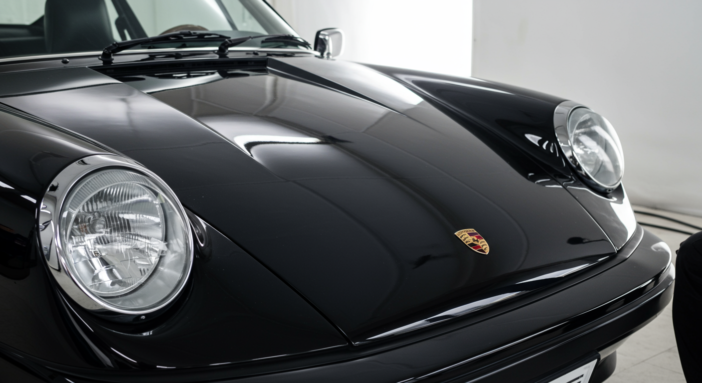 Porsche 911 após polimento